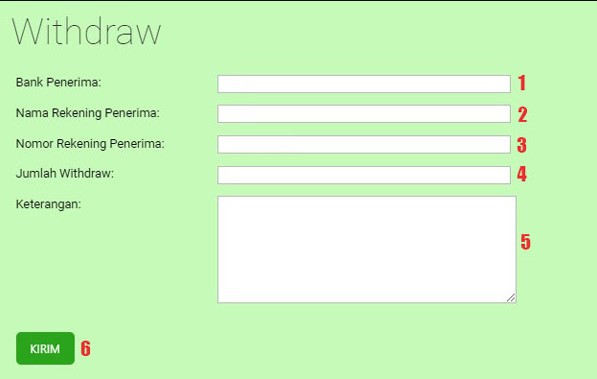 Panduan Withdraw